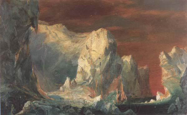 Frederic E.Church Study for The Icebergs Spain oil painting art